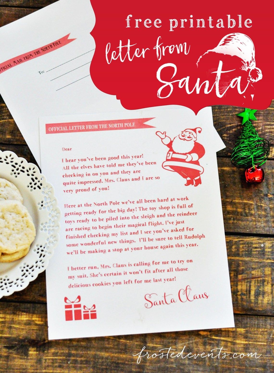 Free Printable Santa Letter Template Calendar Printables