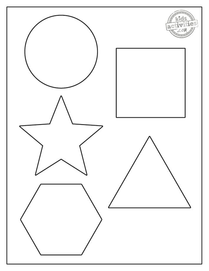 Free Printable Shapes Coloring Pages For Preschool Free Coloring Free Printable Shapes Coloring Pages For Preschool Free Coloring