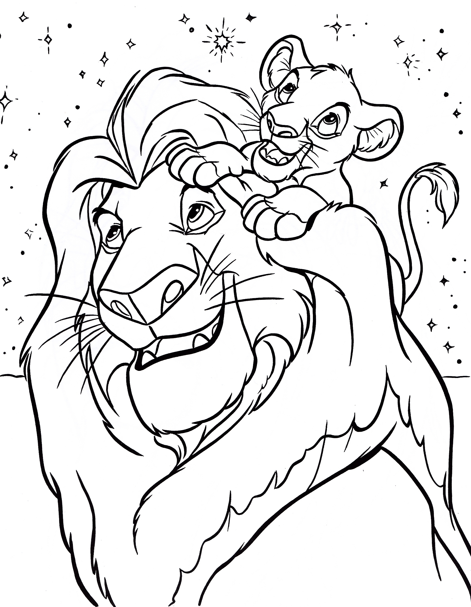 Free Printable Simba Coloring Pages For Kids Free Printable Simba Coloring Pages For Kids