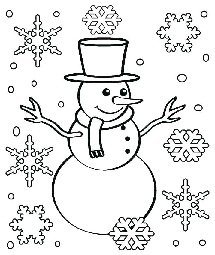 snowflake coloring pages printable free