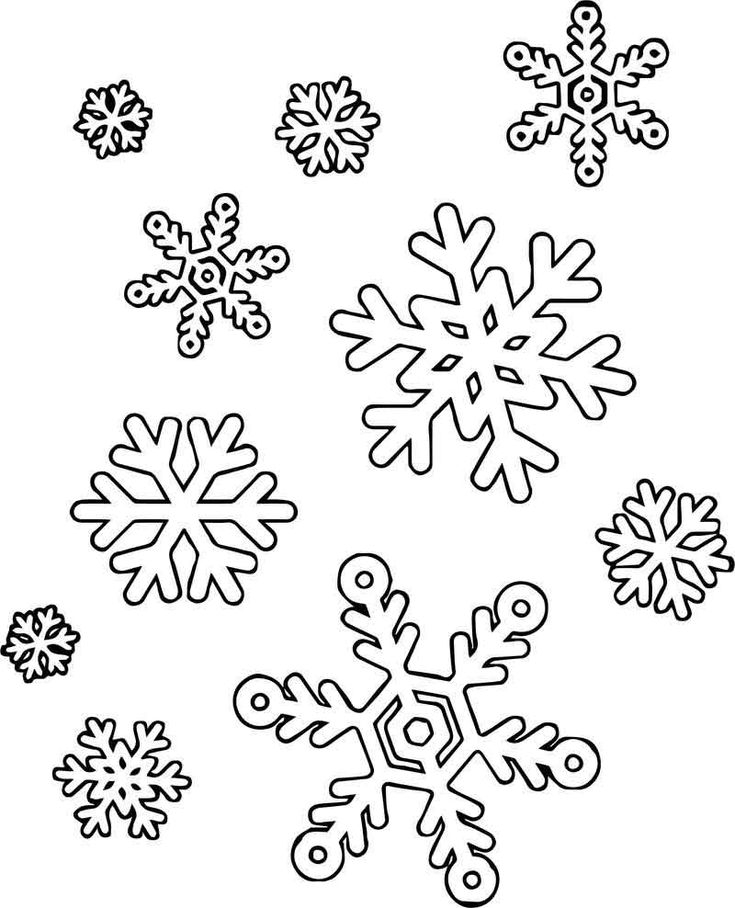 Free Printable Snowflakes Coloring Pages Free Printable Snowflakes Coloring Pages