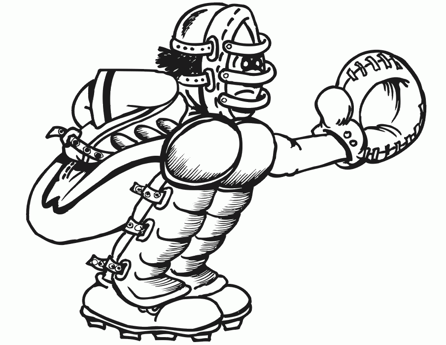 Free Printable Softball Coloring Pages Coloring Home
