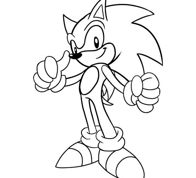 Free Printable Sonic Coloring Pages Coloring Book