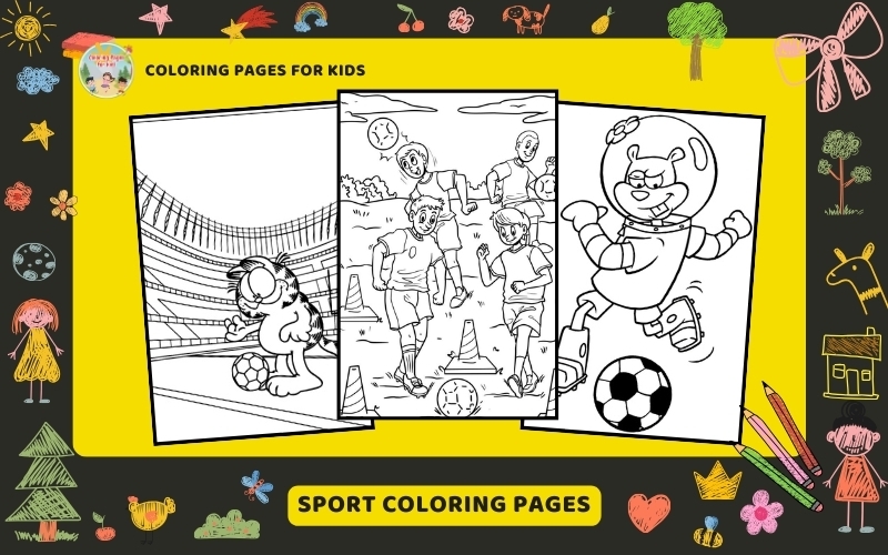 Free Printable Sport Coloring Pages For Kids Coloringpagesforkids