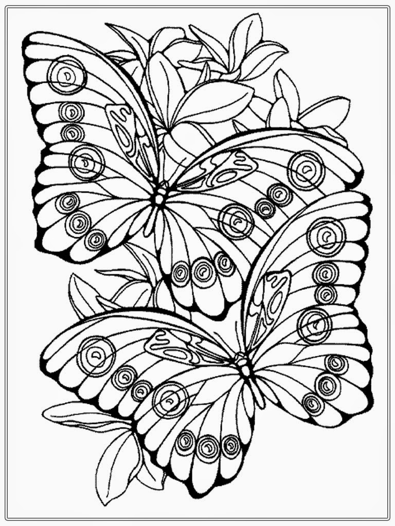 spring color pages for adults