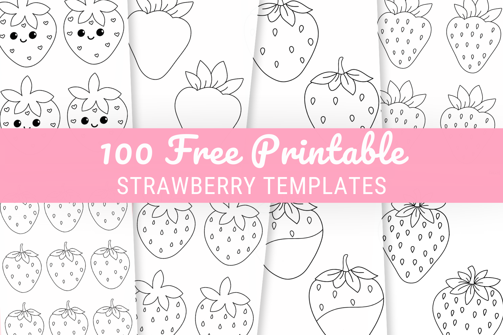Free Printable Strawberry Template Printable Template 2025