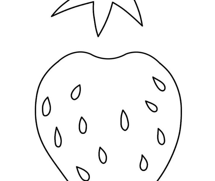 Free Printable Strawberry Templates For DIY Crafts