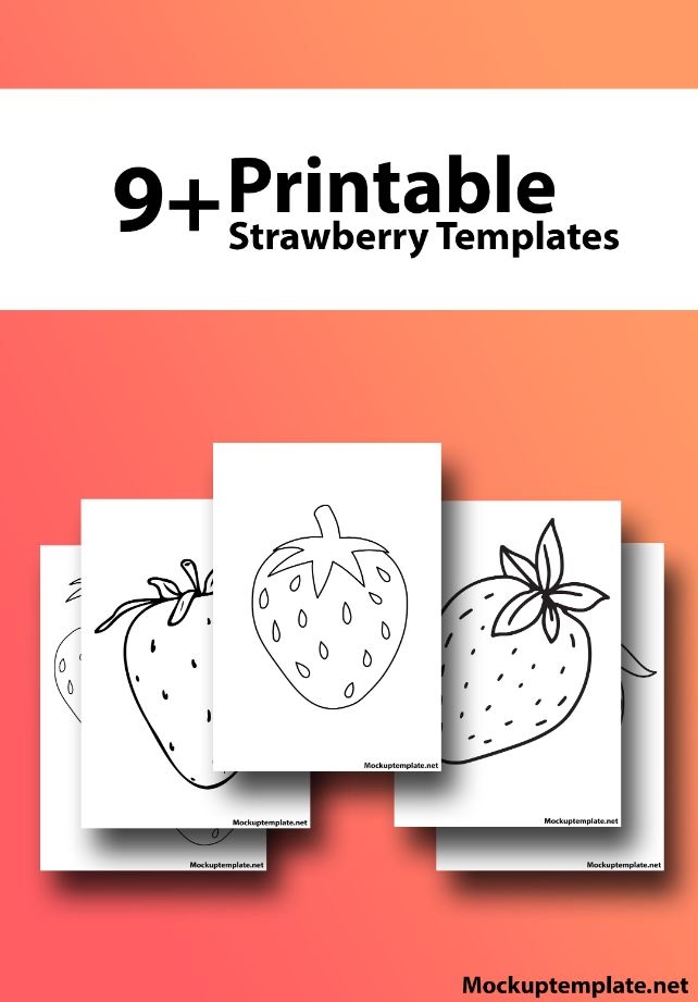free printable strawberry template
