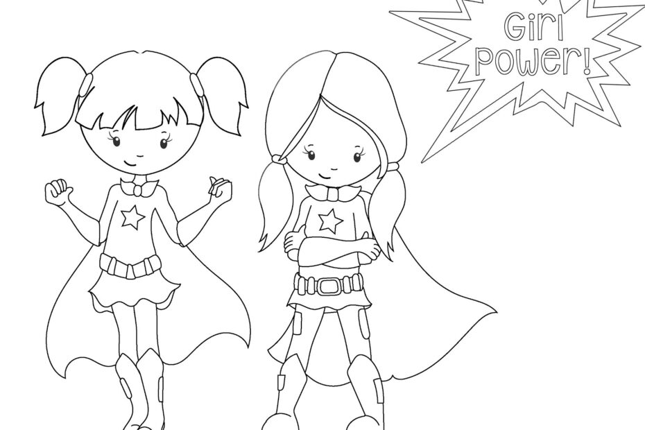 Free Printable Superhero Coloring Sheets For Kids Crazy Little Projects