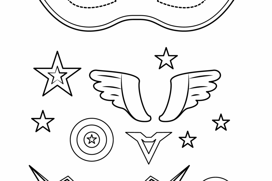 Free Printable Superhero Masks Free Printable