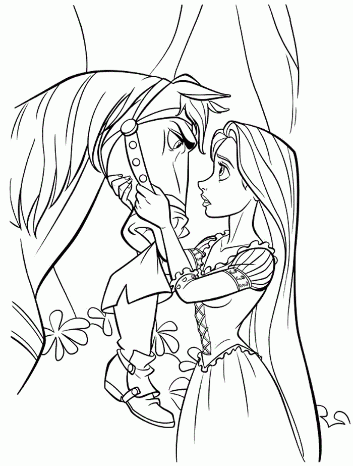 Free Printable Tangled Coloring Pages For Kids