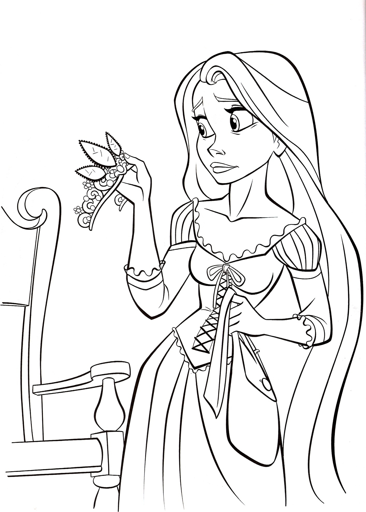 Tangled Coloring Pages