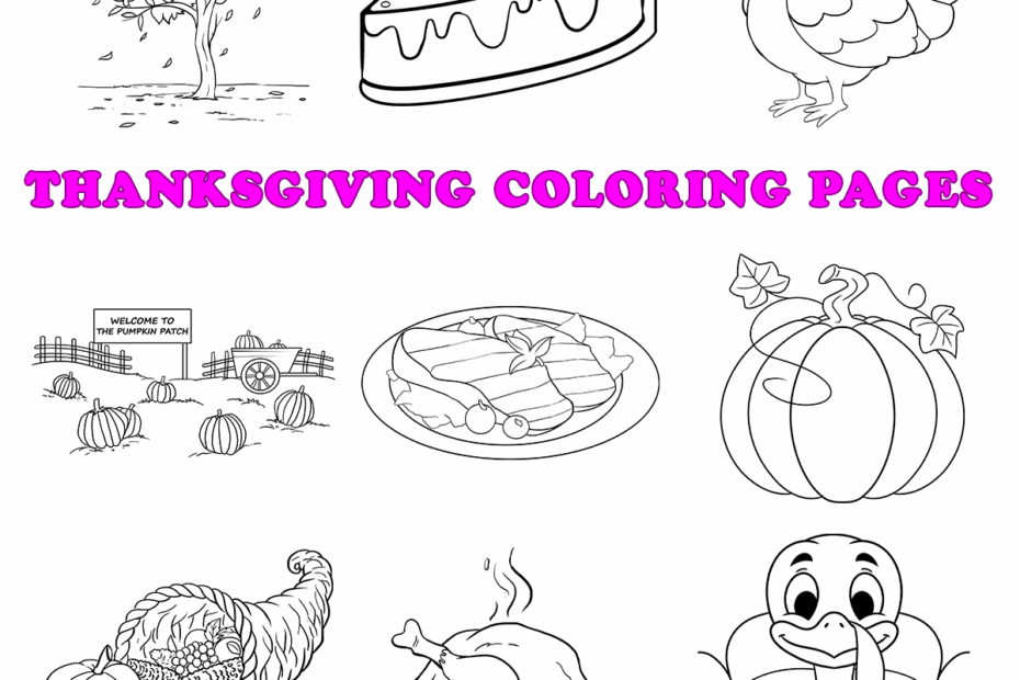 Free Printable Thanksgiving Coloring Pages For Kids 58 OFF