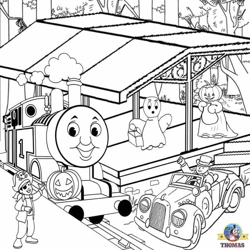 thomas coloring pages free printable