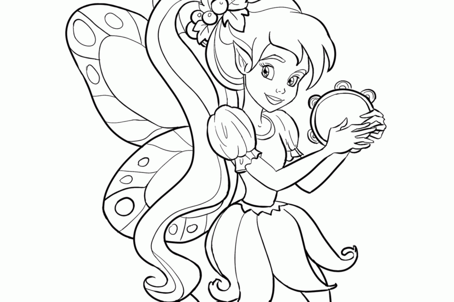 Free Printable Tooth Fairy Coloring Pages Coloring Home
