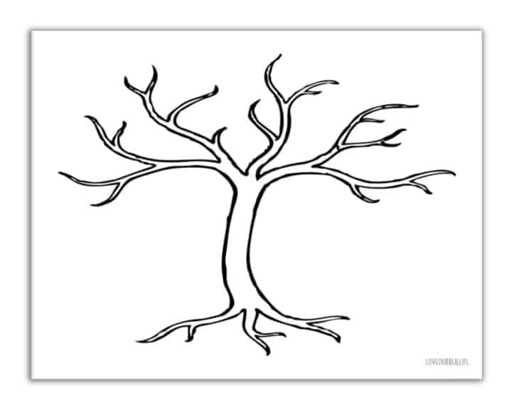 FREE Printable Trees Without Leaves Template 19 Pages Love Our Real 