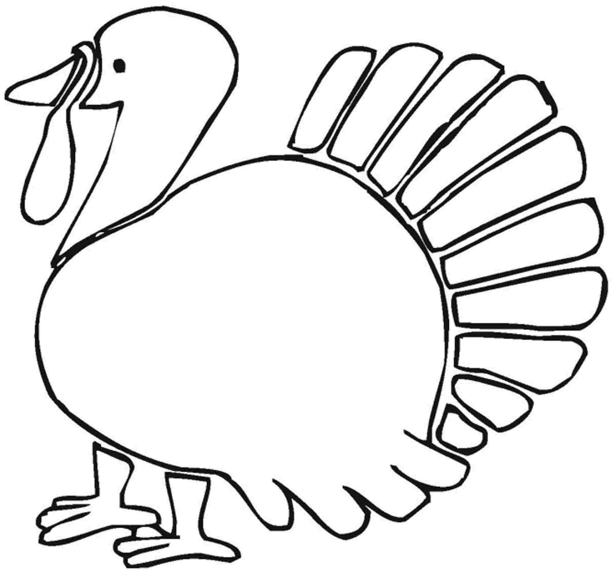 Free Printable Turkey Color Sheets