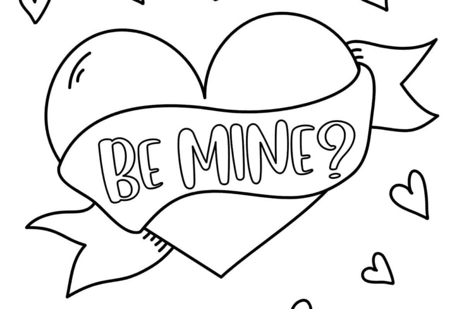 Free Printable Valentines Coloring Pages Looking For Free Printabl