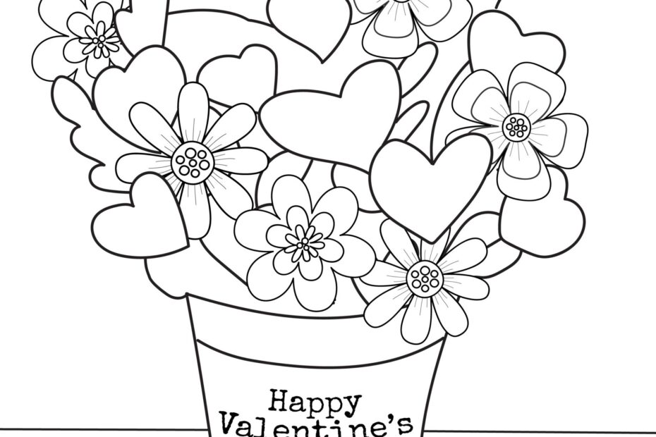 Free Printable Valentines Coloring Sheets