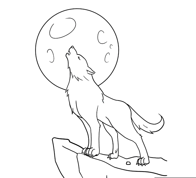 Free Printable Wolf Coloring Pages For Kids