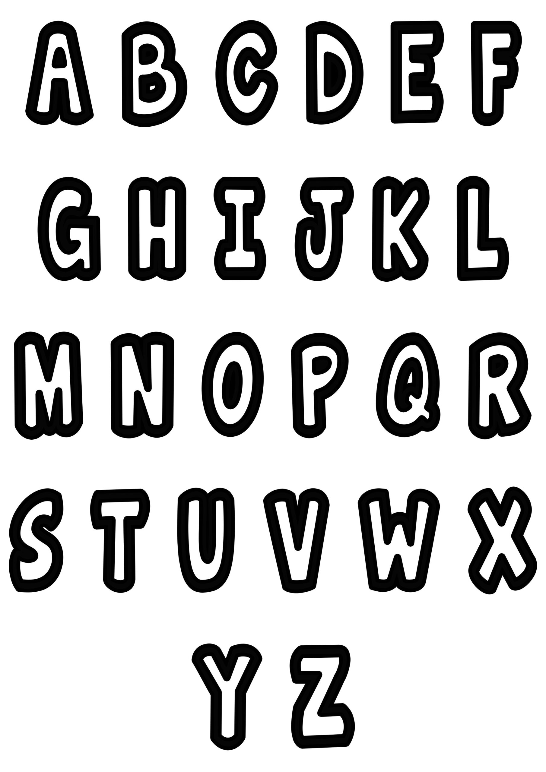 Free Printables Abc Letters Coloring Pages