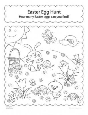 Free Printables Easter Coloring Pages Real Neat 