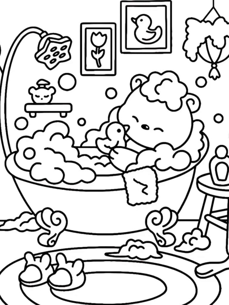 Free Printale Comfy And Cozy Coloring Pages Coloringpagesforkids
