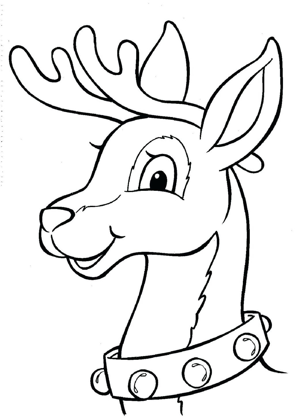 Free Reindeer Coloring Pages Coloring Pages