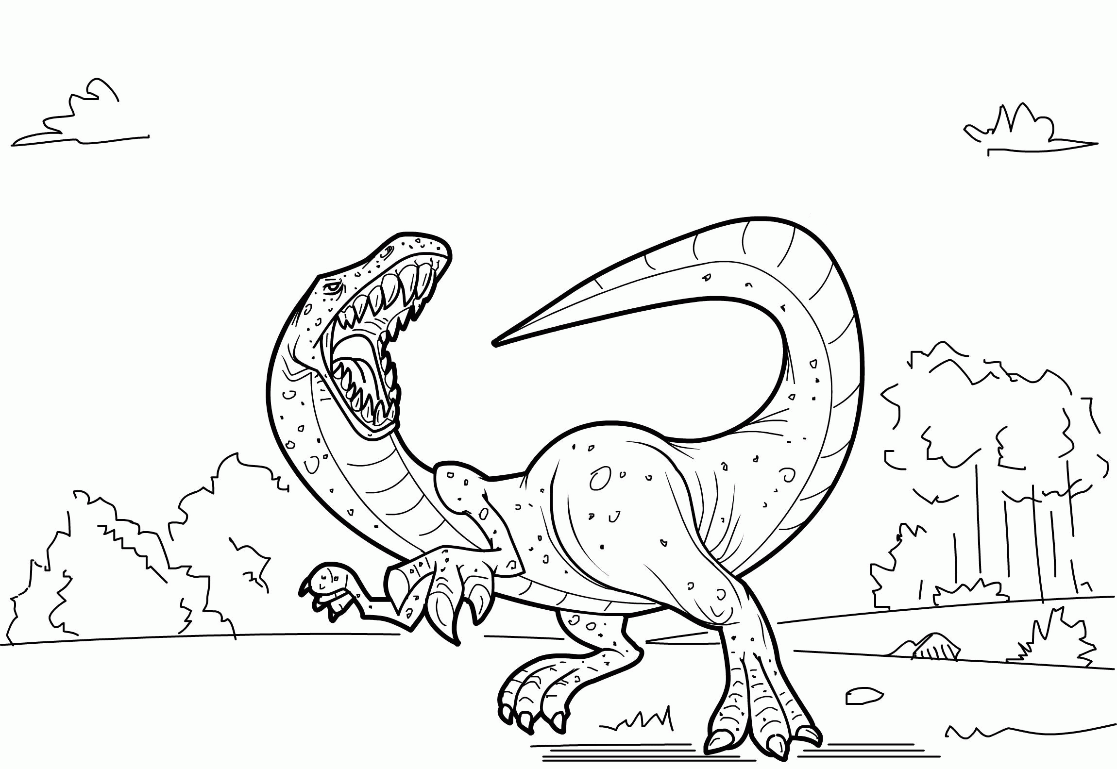 Free Simple Dinosaur Coloring Pages Download Free Simple Dinosaur 