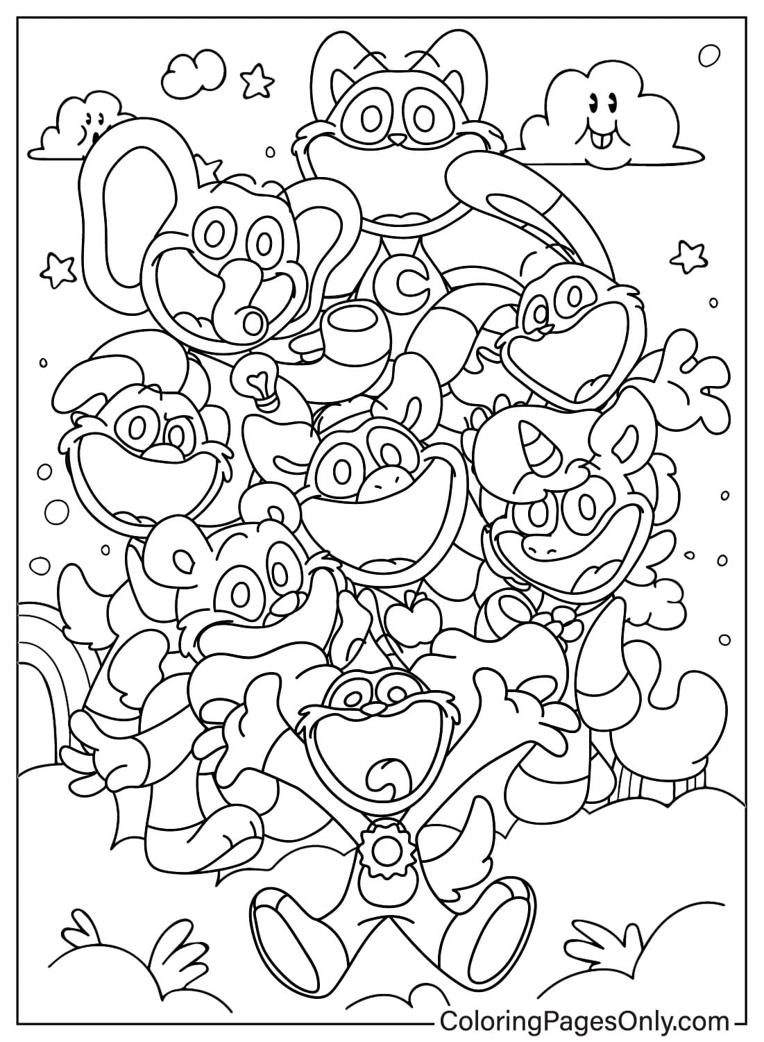 Free Smiling Critters Coloring Page Free Printable Coloring Pages Free Smiling Critters Coloring Page Free Printable Coloring Pages