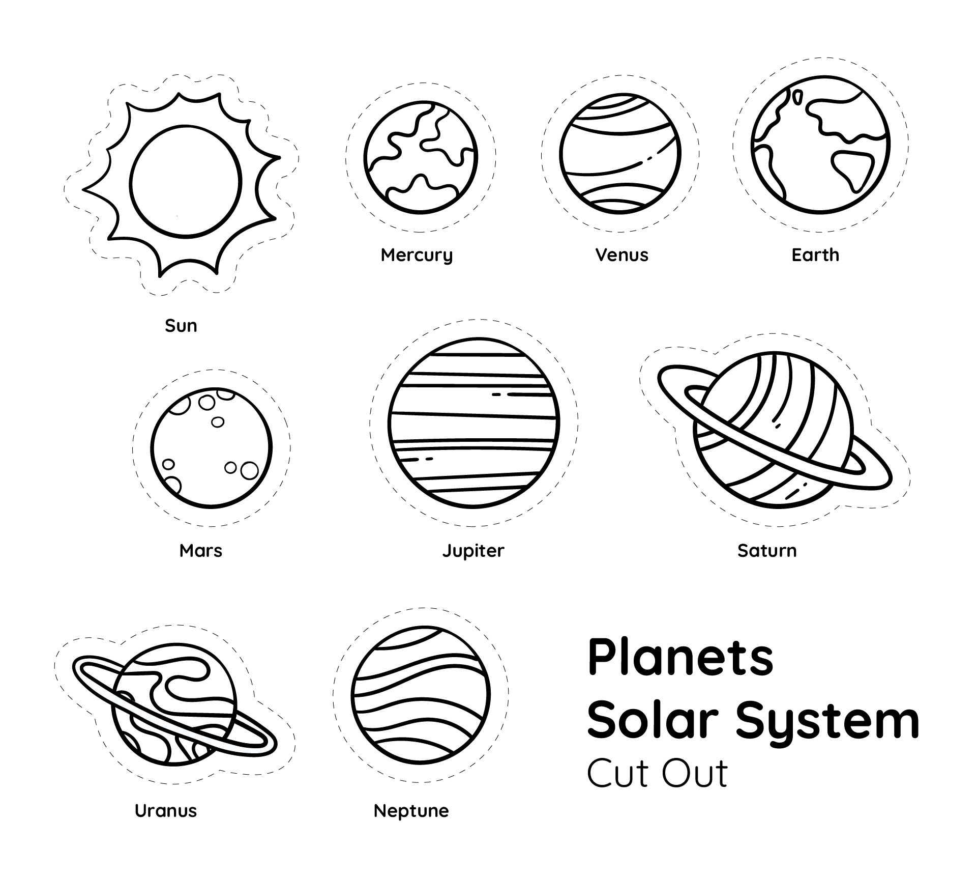 Free Solar System Printables Solar System Printables Solar System My 