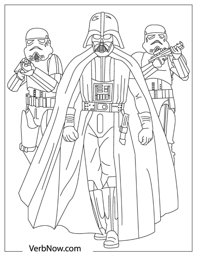 Free STAR WARS Coloring Pages For Download PDF 