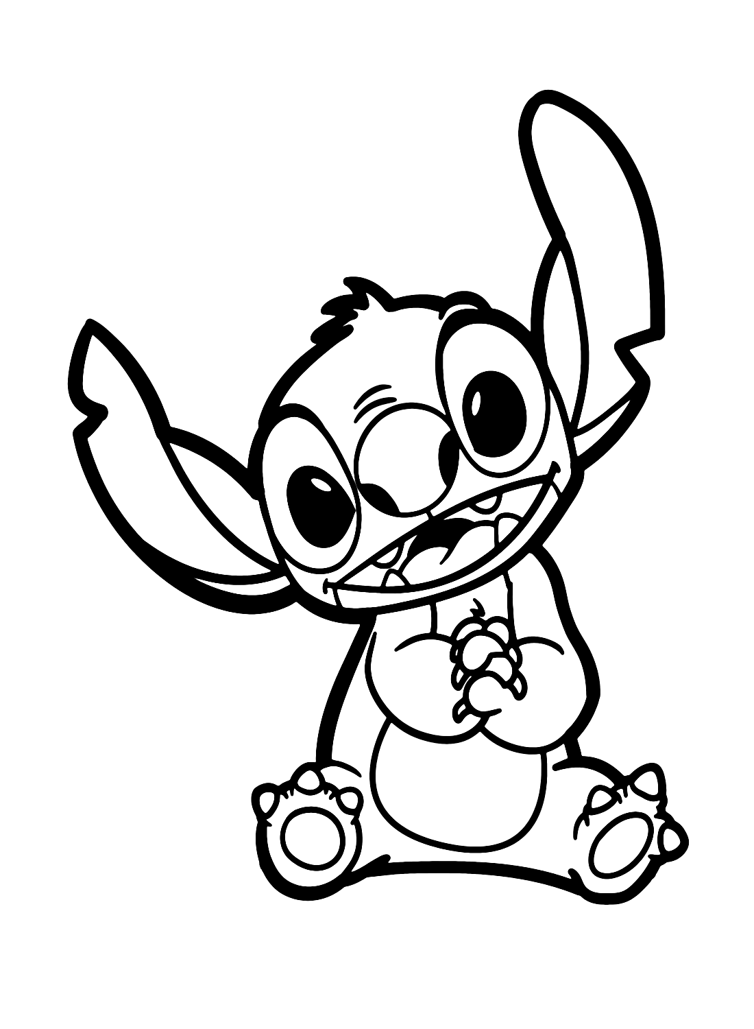 free stitch coloring pages printable