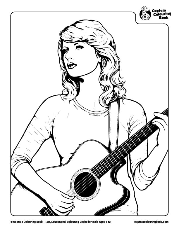 free Taylor Swift colouring sheets free Taylor Swift colouring sheets