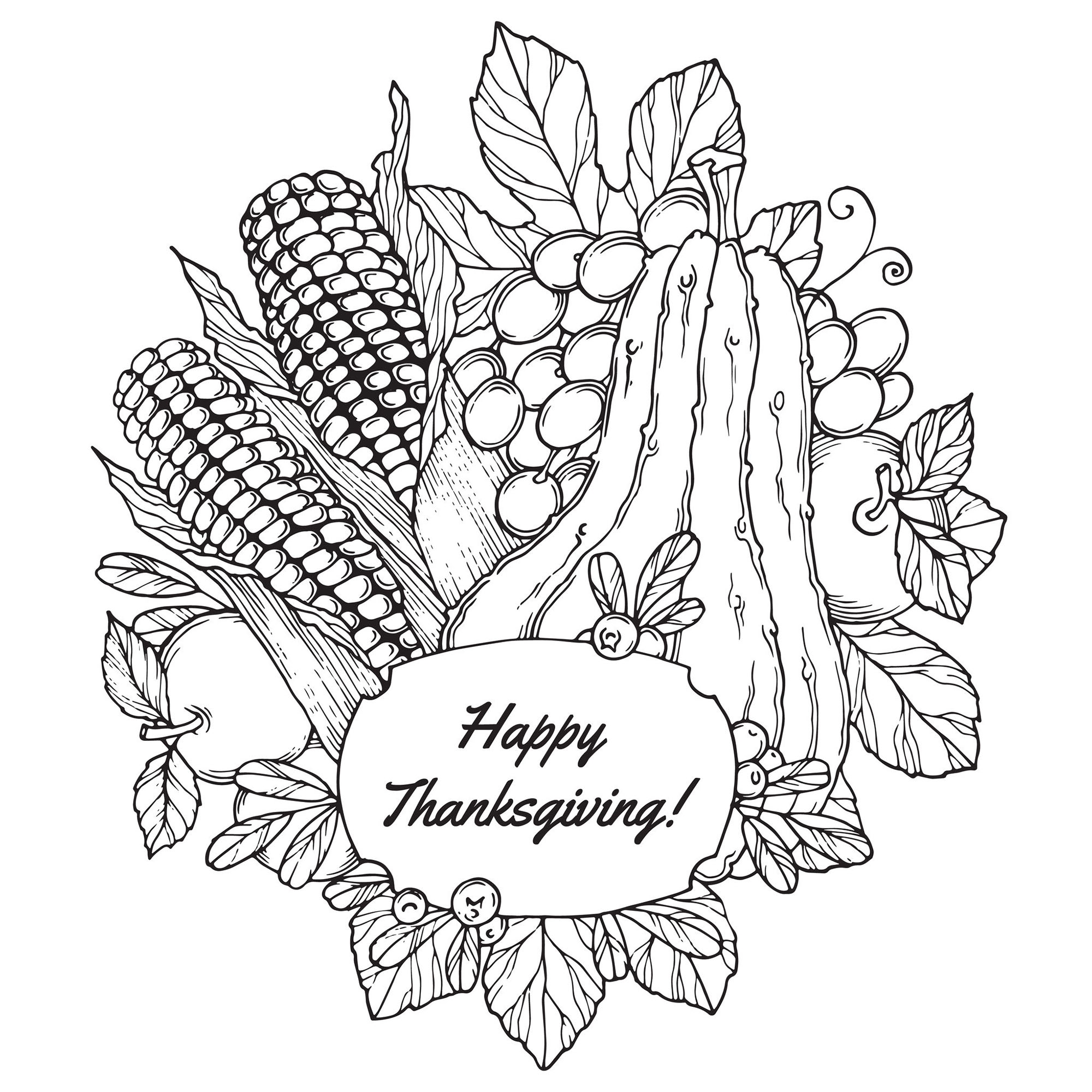 Free Thanksgiving Drawing To Download And Color Thanksgiving Coloring Free Thanksgiving Drawing To Download And Color Thanksgiving Coloring