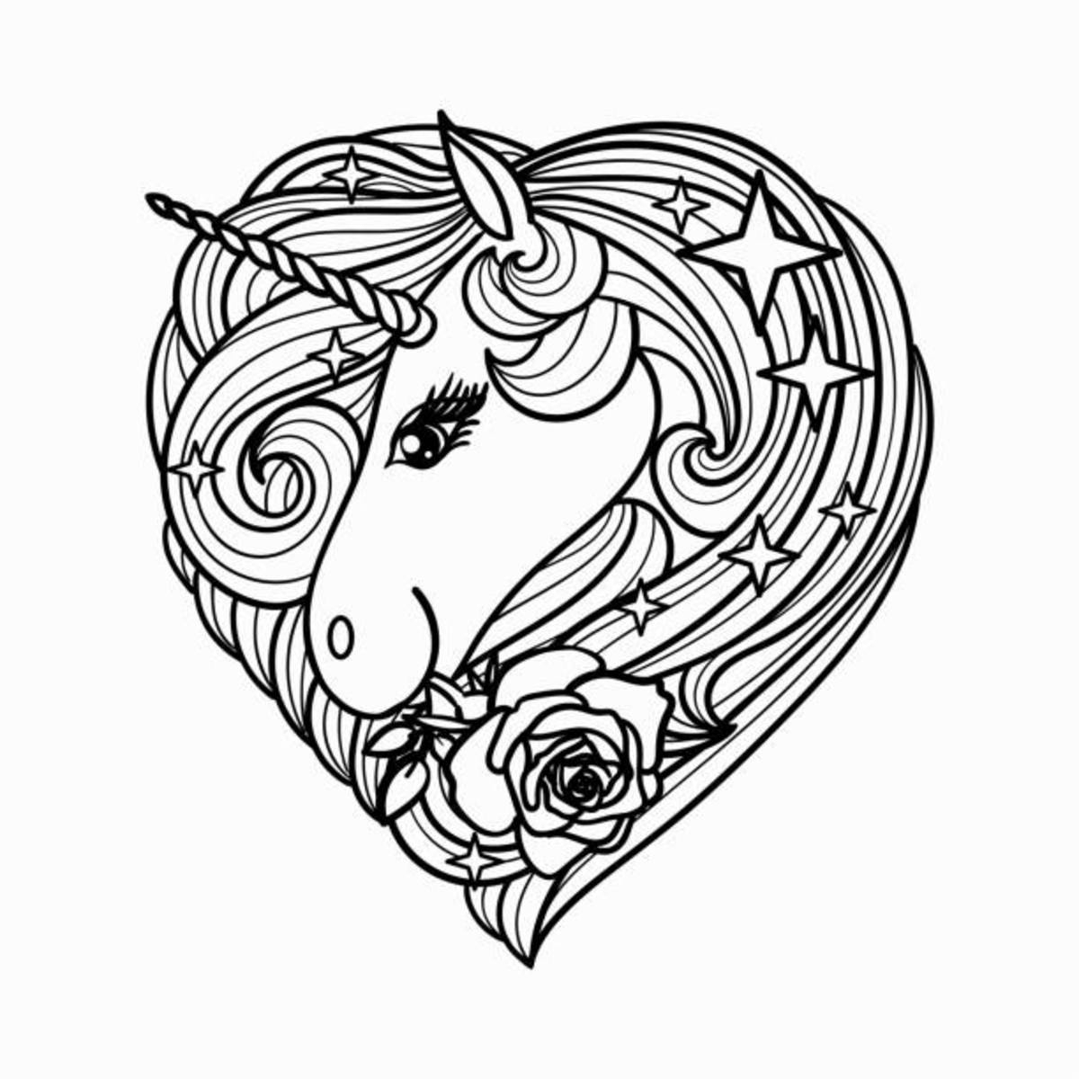 unicorn coloring pages printable free pdf