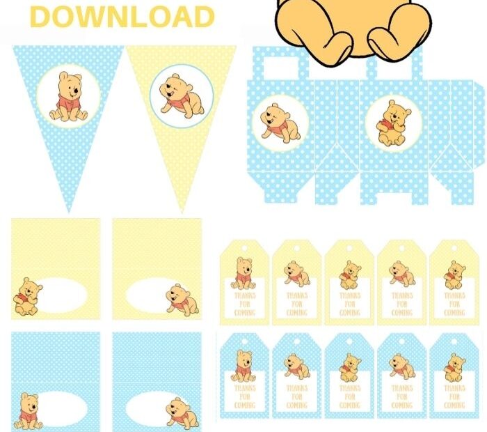 FREE Winnie The Pooh Party Printable