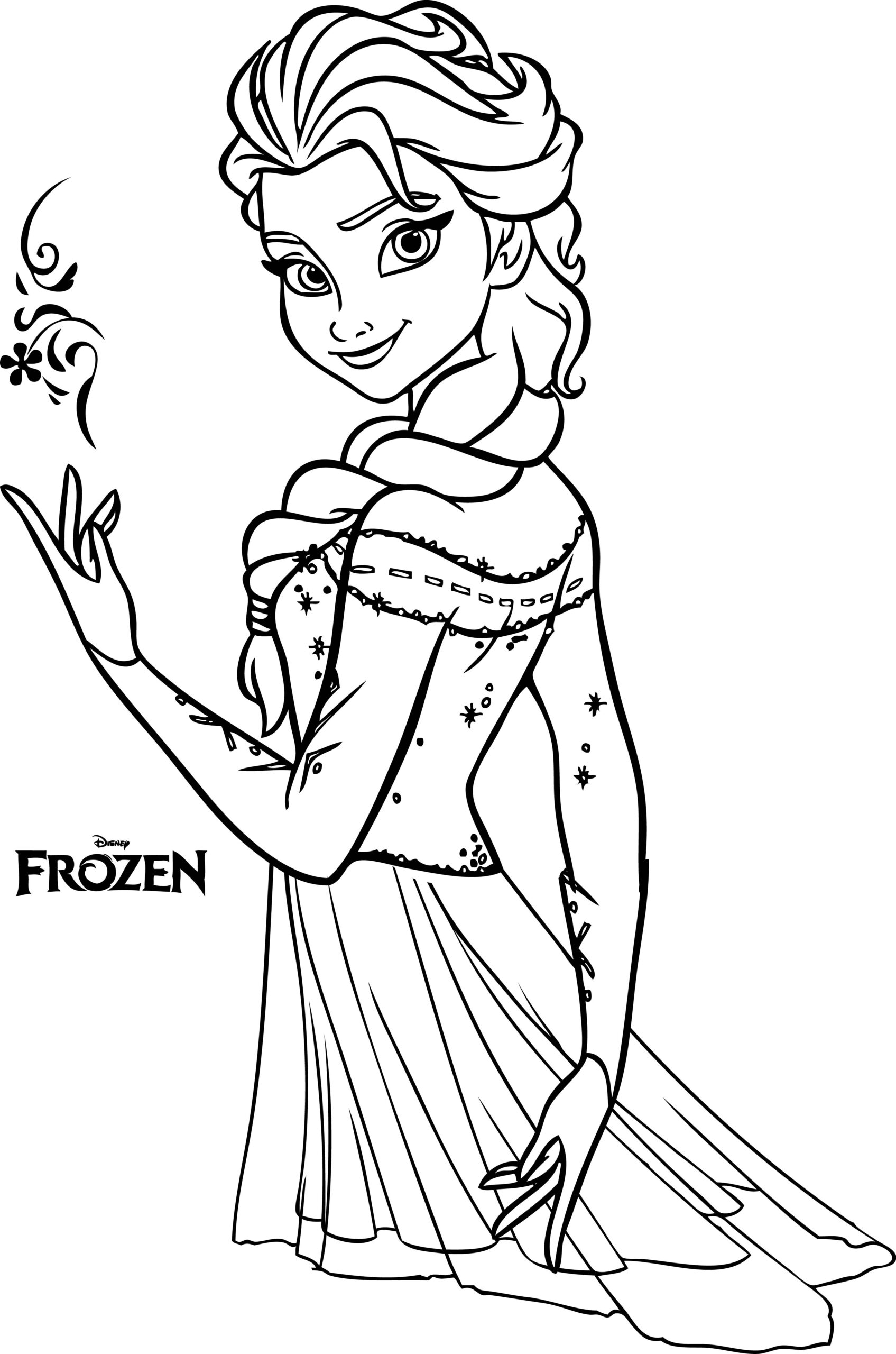Frozen 2 White Dress Coloring Elsa Coloring Pages Frozen 2 White Dress Coloring Elsa Coloring Pages