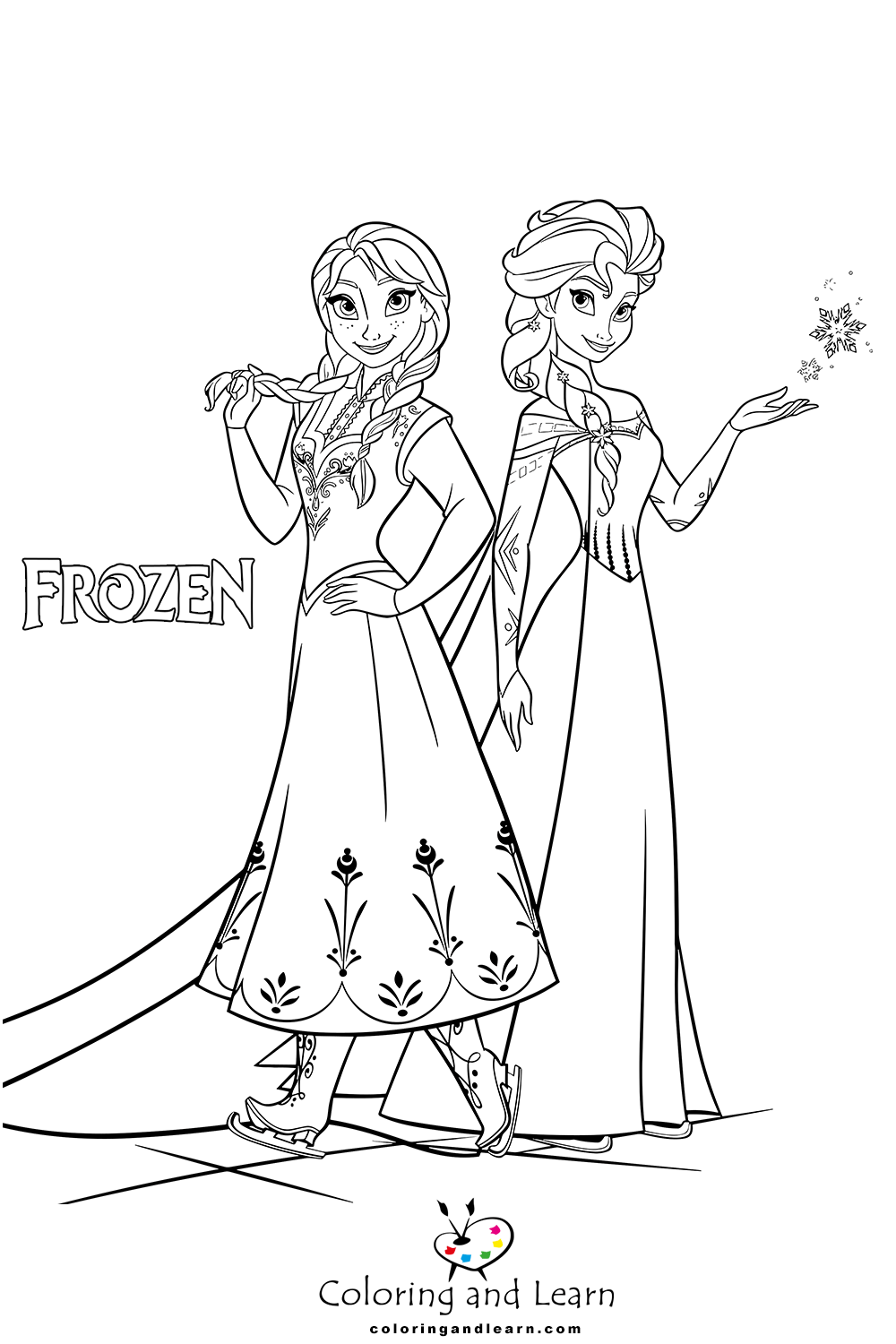 Frozen Coloring Pages FREE 2025 Coloring And Learn