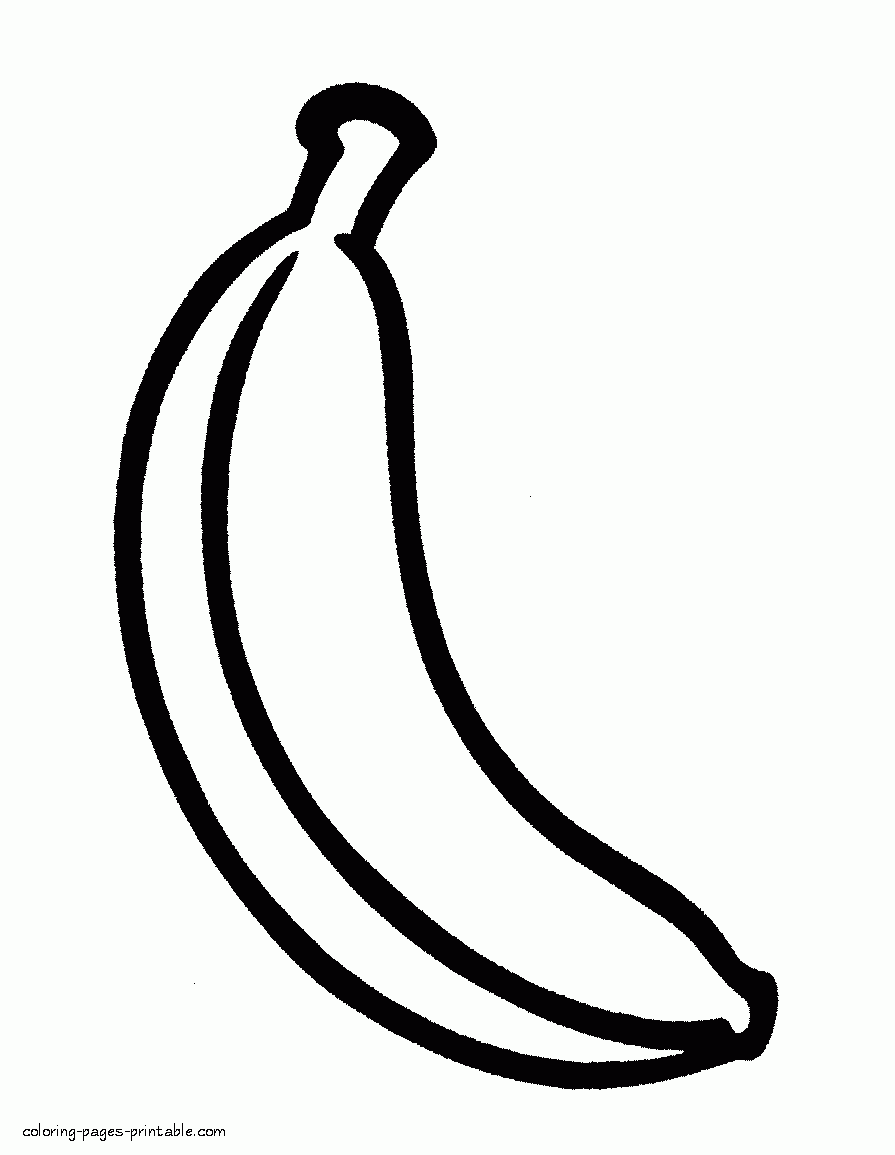 Fruits Coloring Pages For Kids COLORING PAGES PRINTABLE COM