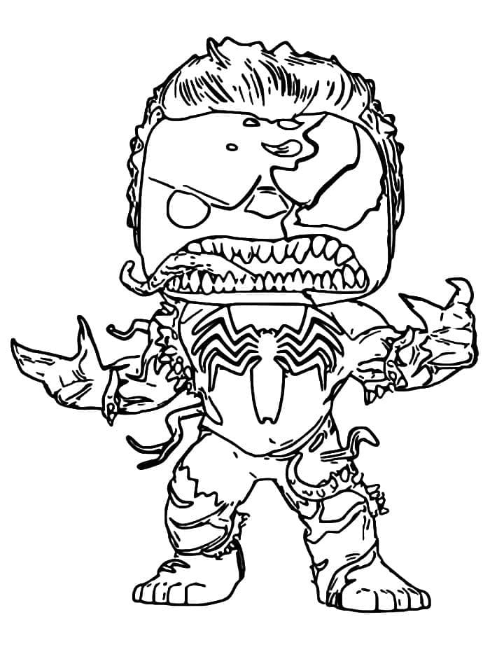 venom free coloring prints