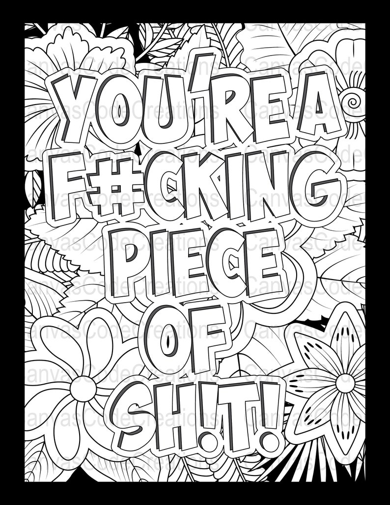 funny adult coloring page funny adult coloring page