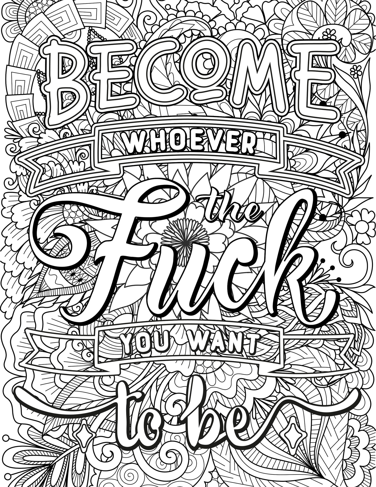 Funny Adult Coloring Page Etsy Funny Adult Coloring Page Etsy