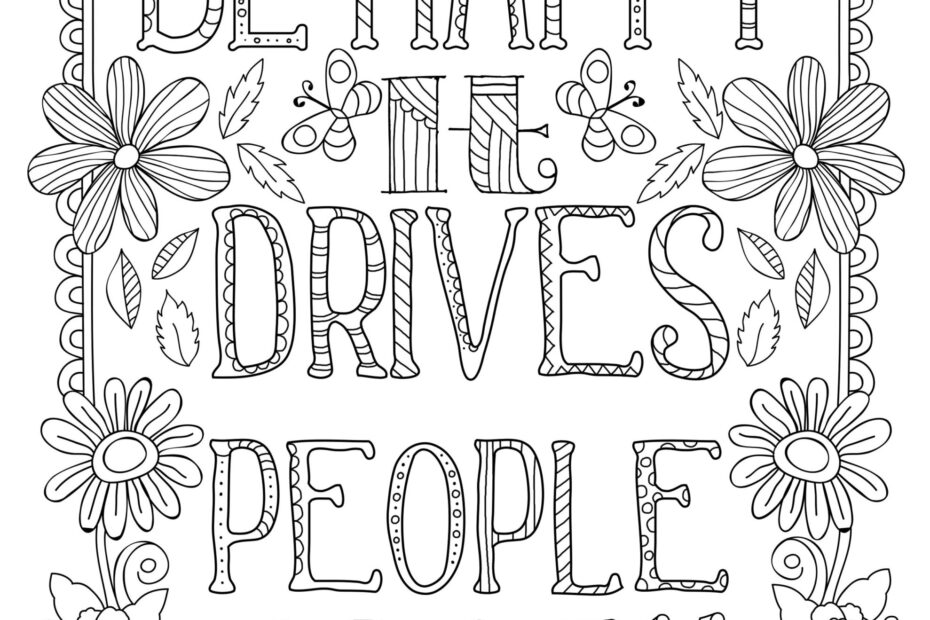 Funny Adult Coloring Pages Clip Art Coloring Pages