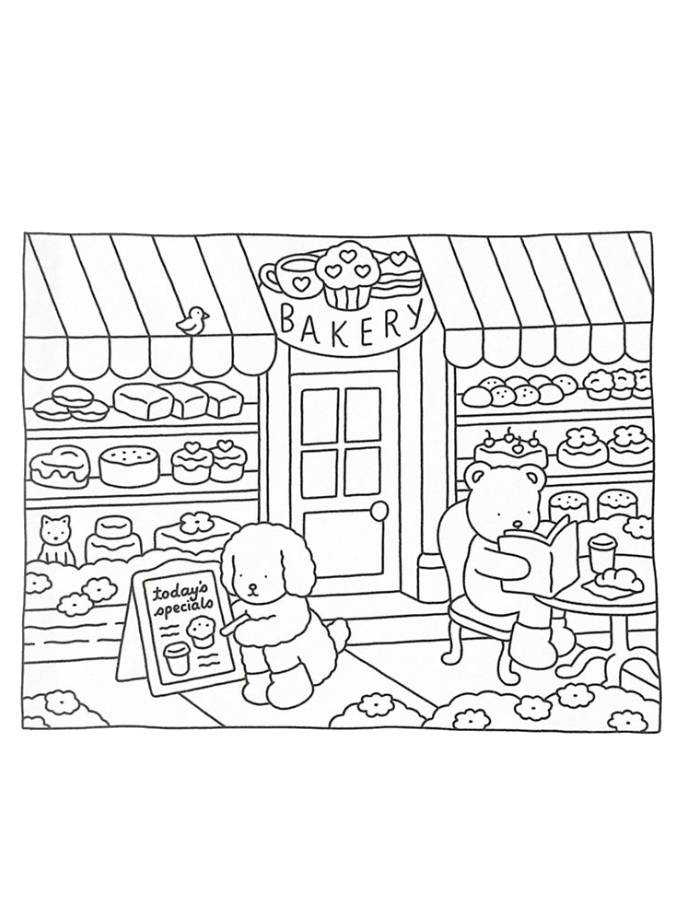 Fuzzy Hygge Coloring Pages Free Printable PDF Fuzzy Hygge Coloring Pages Free Printable PDF