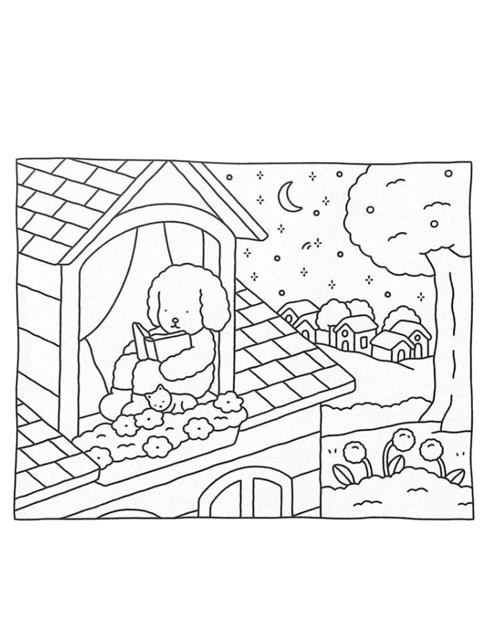fuzzy hygge coloring pages fuzzy hygge coloring pages