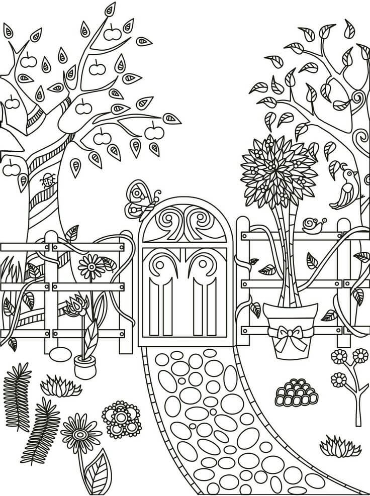 Garden Coloring Pages Printable Coloring Pages FREE Garden Coloring Pages Printable Coloring Pages FREE