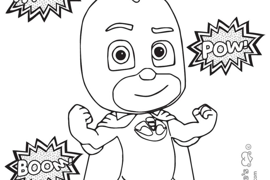 Gekko Pj Masks Printable Coloring Pages Pdf Infoupdate
