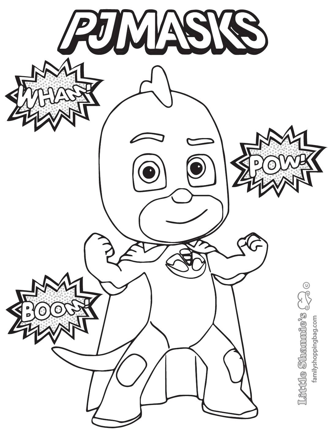 Gekko Pj Masks Printable Coloring Pages Pdf Infoupdate