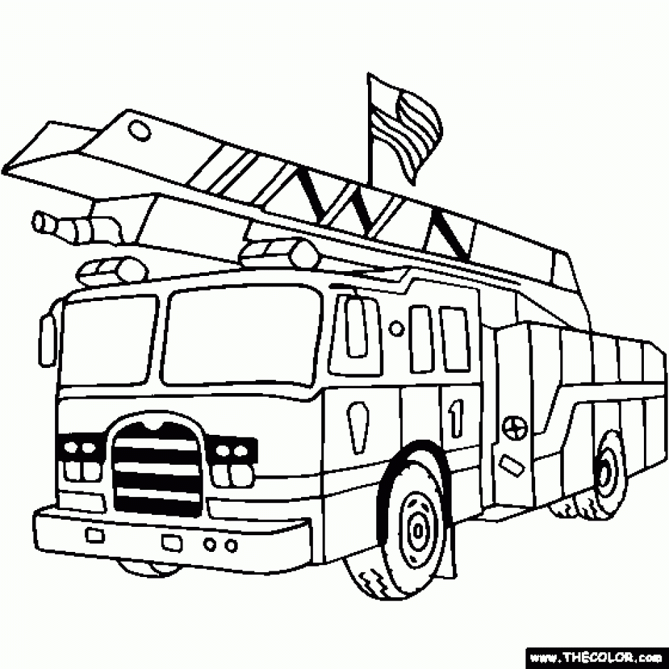 Get This Fire Truck Coloring Page Online Printable 57992 Get This Fire Truck Coloring Page Online Printable 57992